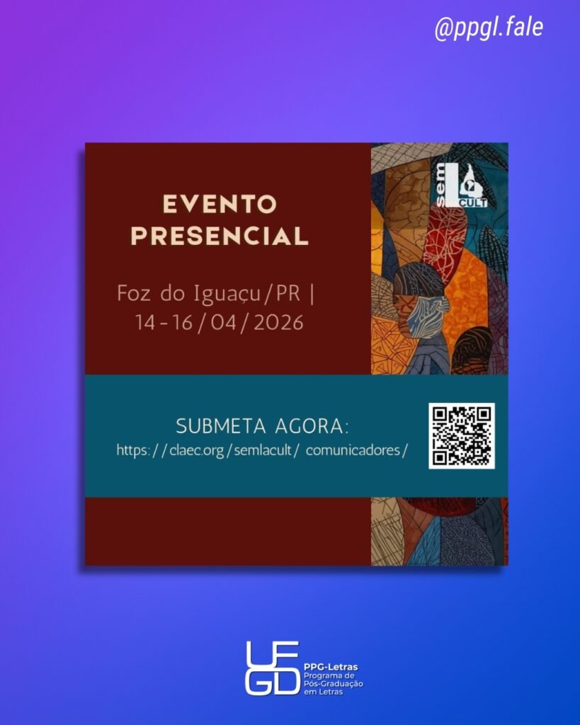 V SEMLACult 2026 abre período de submissão de trabalhos para Simpósios Temáticos