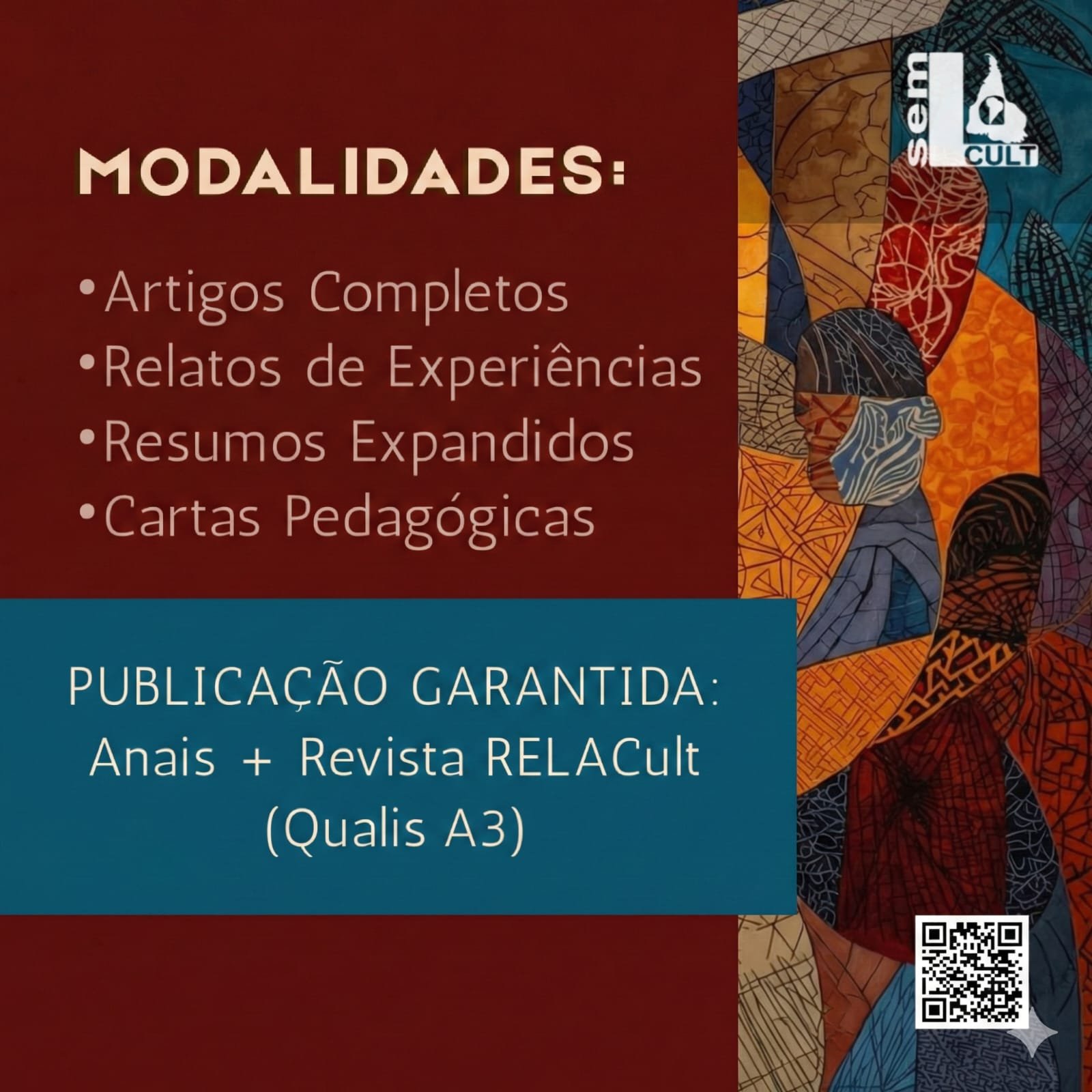 V SEMLACult 2026 abre período de submissão de trabalhos para Simpósios Temáticos