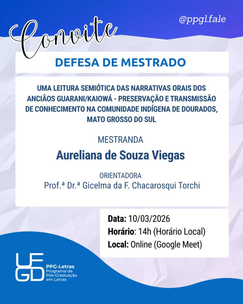 UMA LEITURA SEMIÓTICA DAS NARRATIVAS ORAIS DOS ANCIÃOS GUARANI/KAIOWÁ - PRESERVAÇÃO E TRANSMISSÃO DE CONHECIMENTO NA COMUNIDADE INDÍGENA DE DOURADOS, MATO GROSSO DO SUL