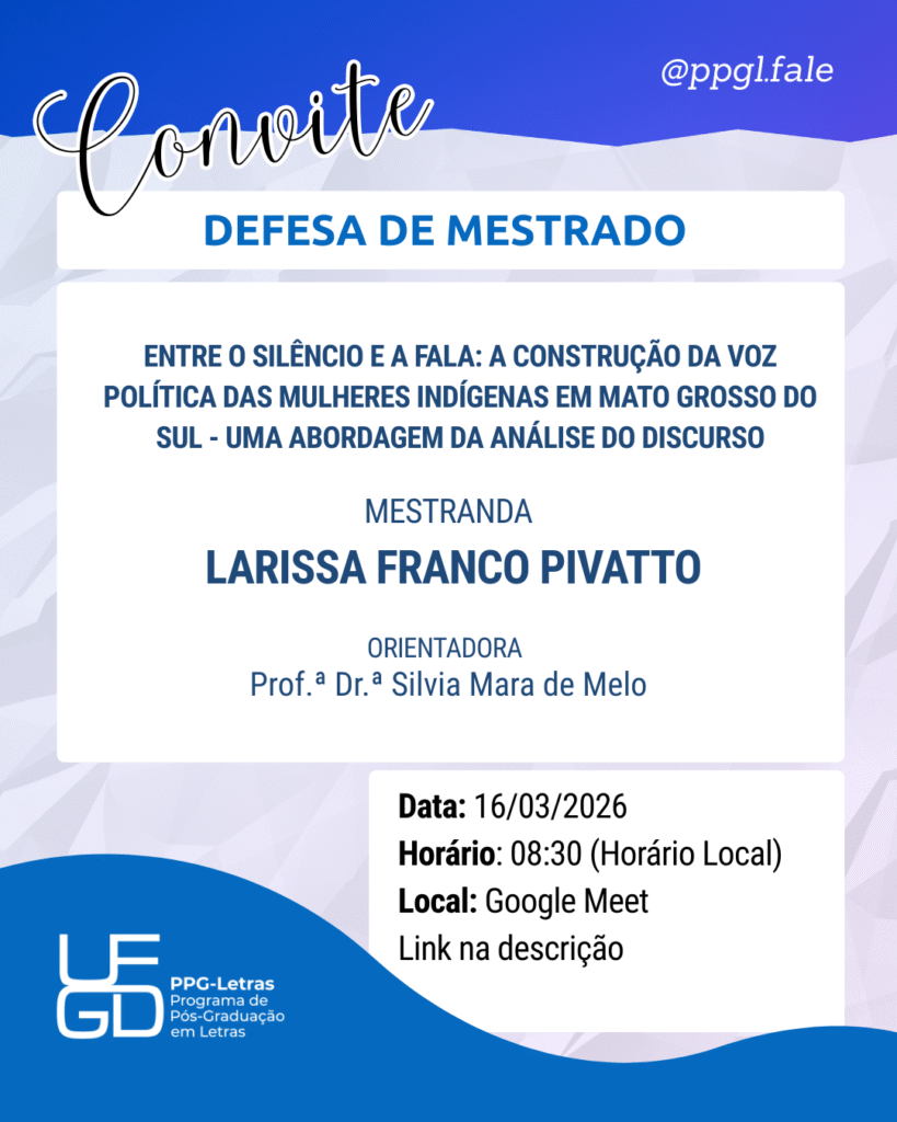 entre O Silêncio e a Fala: a Construção da Voz Política das Mulheres Indígenas em Mato Grosso do Sul - Uma Abordagem da Análise do Discurso